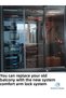 Comfort lever lock system--Glass balcony lever system glass balcony locking - 3