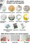Sweet Bunny Door Ornament Sticker - Adhesive Sticker for Kids and Baby Room - 3