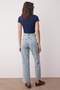 Light blue high waist straight leg jeans twoaw26je00182 - 4