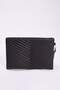 Siyah Dokulu Kadın Mini Boy Clutch Çanta TAKAW26PY00006 - 5