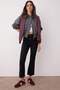 Antrasit Yüksek Bel Crop Orta Esnek Flare Bilek Boy Comfort/Esnek Jeans TWOAW21JE0159 - 2