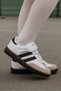 Daily White Black Unisex Kids Sneaker Lace-Up Lightweight Flexible Non-Slip Sole Shoes 105 - 2
