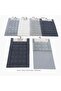 Cotton Tufting 2-Piece Toilet Seat Set, Bathroom Set, Floor Mat Set, Water Absorbent, Honeycomb Pattern, Anthracite - 3