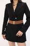 Women's Belt with Lock Buckle, Jacket Belt, Shirt Belt, Dress Belt - 5