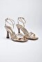 Women's Stylish Thin Heeled Evening Shoes Patent Leather - 3