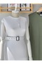 Crew Neck Sleeveless Comfortable Fit Stretchy Combed Cotton Fabric Dress Lining/Undergarment - 4