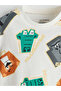 Original Oval Collar Printed Boys' T-Shirt 3-Pack - 6