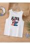 Cartoon Character Printed Sleeveless Children's T-Shirt