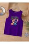 Cartoon Character Printed Sleeveless Children's T-Shirt