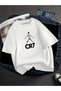 Oversized Football Player Printed Unisex T-Shirt Printed