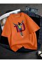 Oversized Football Player Printed Unisex T-Shirt Printed