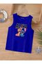 Cartoon Character Printed Sleeveless Children's T-Shirt