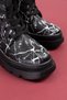 Black Colored Zippered Lace Up Luxury Girl's Boots - 4