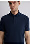 Navy Blue Polo T-Shirt Slim Fit / Slim Fit 0612534-82183 - 5
