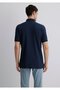Navy Blue Polo T-Shirt Slim Fit / Slim Fit 0612534-82183 - 4