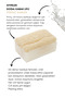 Natural Pumpkin Fiber Beauty Soap with Rice Milk Extract - 2