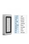 Metal Case Rfid Combination Door Lock Proximity Card Set – with 10 Pcs Rfid Cards - 5