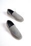 Genuine Leather -Mbkry22103Gr Gray Nubuck Men's Loafer - 3