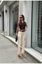 Women Mini Flare Ankle Length Denim Jean Jeans Pants - 3