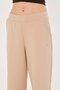 Women's Wide Leg Cotton Sweatpants Beige 5609-B - 7
