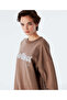 Slogan Printed Sweatshirt - 6