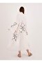 4 Layers Natural Muslin Cotton Fabric Chemical Treatment Unprocessed Hand Printed Kaftan Kimono Peshtemal Bathrobe - 3