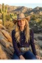 Modern Cut Women's Cashmere Cowboy Hat - 2