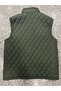 Khaki Green Winter Men's Vest with Fleece Inside - 7