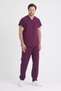 Plum Suit Terry Cotton Unisex Bat Sleeve Nurse and Doctor Uniform Suit Scrubs - 6