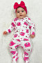 Pink Cotton Teddy Bear 2-Piece Baby Set - 2
