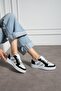 White Black Casual Women's Sneakers