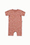 Cotton Short Sleeve Baby Shorts Jumpsuit Spring Floral Tile