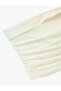 Slim Fit Drape Detailed Crop Strapless Blouse - 5
