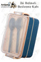 Colorful Lunch Box 2 Compartments 1 Piece 2 Compartments Lunch Box Food Storage Container School - 2