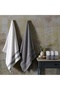 Velvet Pure Cotton Hammam Set White Anthracite
