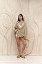 Durres Khaki Oversize Shirt - 2
