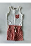 Children's Watermelon Printed Athlete Shorts Set
