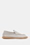 Maegan Women's Suede Leather Loafer - Stone Color