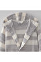 İkra Peshtemal Women's Bathrobe 100% Organic Cotton Jacquard Gray - 2