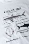 Anatomy Great White Shark Design T-Shirt Cotton Short Sleeve Crew Neck Printed Unisex T-shirt - 6