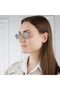 Unisex Rectangle Sunglasses Gg1808S 003 52-20, Gold Color Frame - 3