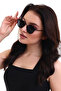 Bumble Unisex Black Leopard Metal Luxury Sunglasses - 4