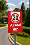Uyarı Levhası AZAMİ HIZ (20)
