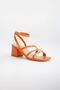 Eliz Short Heeled Shoes Orange - 6