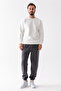 Men's Sweatpants Anthracite 3 Thread Winter Pockets Lace-Up Elastic Waist - 10008