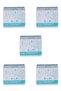 5 pieces size l powdered gloves doctor gloves white 100 pack latex gloves