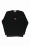 Lenithra City Back Printed Unisex Oversize Black Sweatshirt - 3