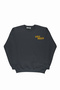 Lenithra Van Gogh Back Printed Unisex Oversize Smoked Sweatshirt - 3