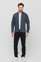 Men's Petrol Green Slim Fit Slim Cut Cotton Denim Shirt - 5