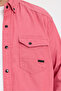 Slim Fit Men's Denim Shirt Light Powder - 4